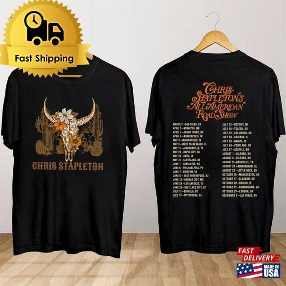 Other - Chris Stapleton All Road Show Tour  T-Shirt Concert Shirt  2 Sided